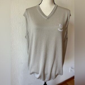 Burberry Beige golf wool vest